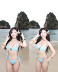 bộ ảnh bikini sục sướng bắn hết tinh
