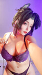 Sayo Momo cosplay Shinobu Kocho – Kimetsu No Yaiba 2