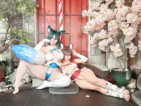 Sayo Momo cosplay Tingyun and Yukong - HonkaiStar Rail